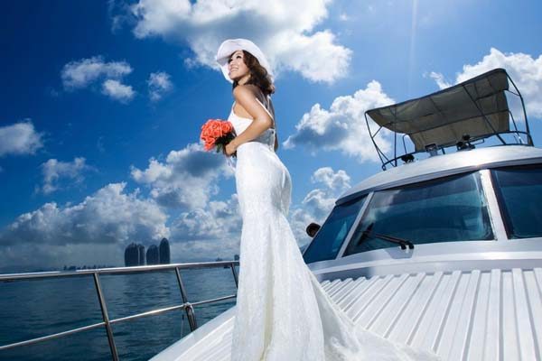 Bodas en el mar
