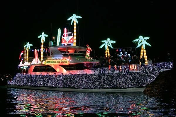 fiestas decembrinas en el mar