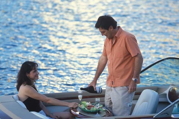 viaje de novios en yates