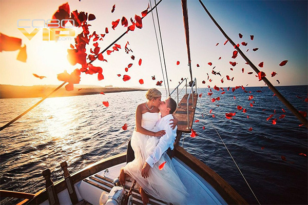 Boda de Lujo abordo de Yate en Los Cabos